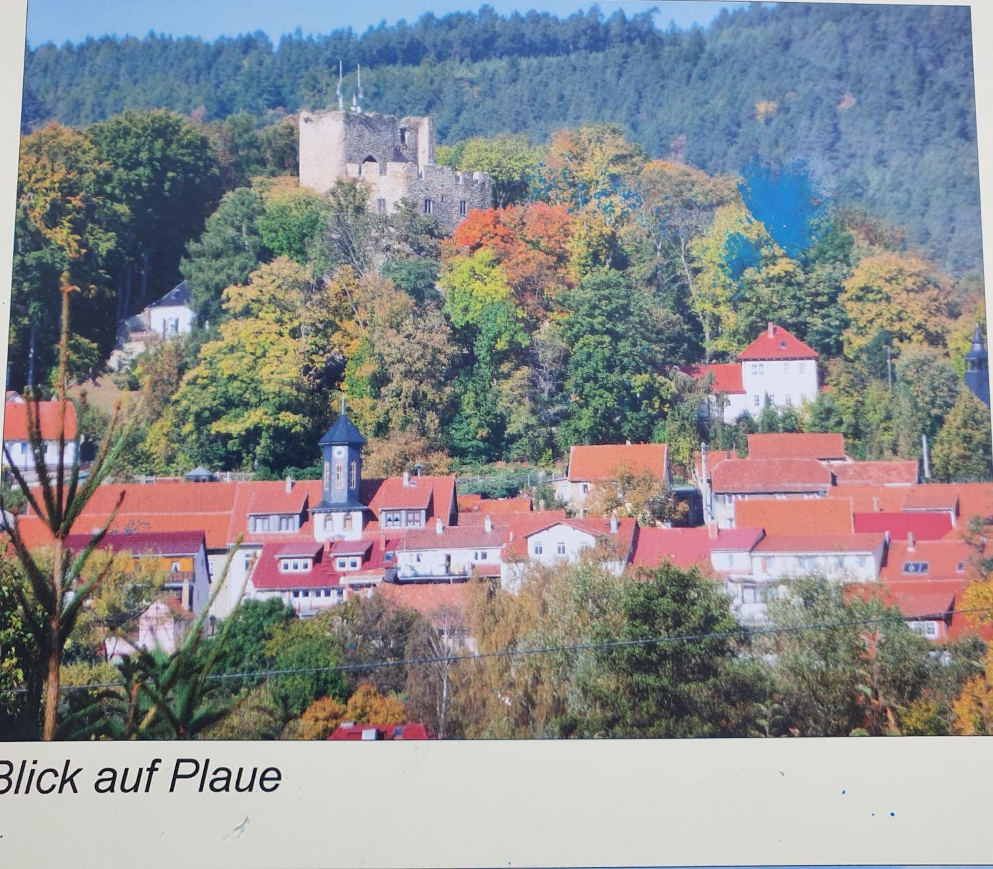 Ferienwohnung Burgblick Plaue  Dış mekan fotoğraf